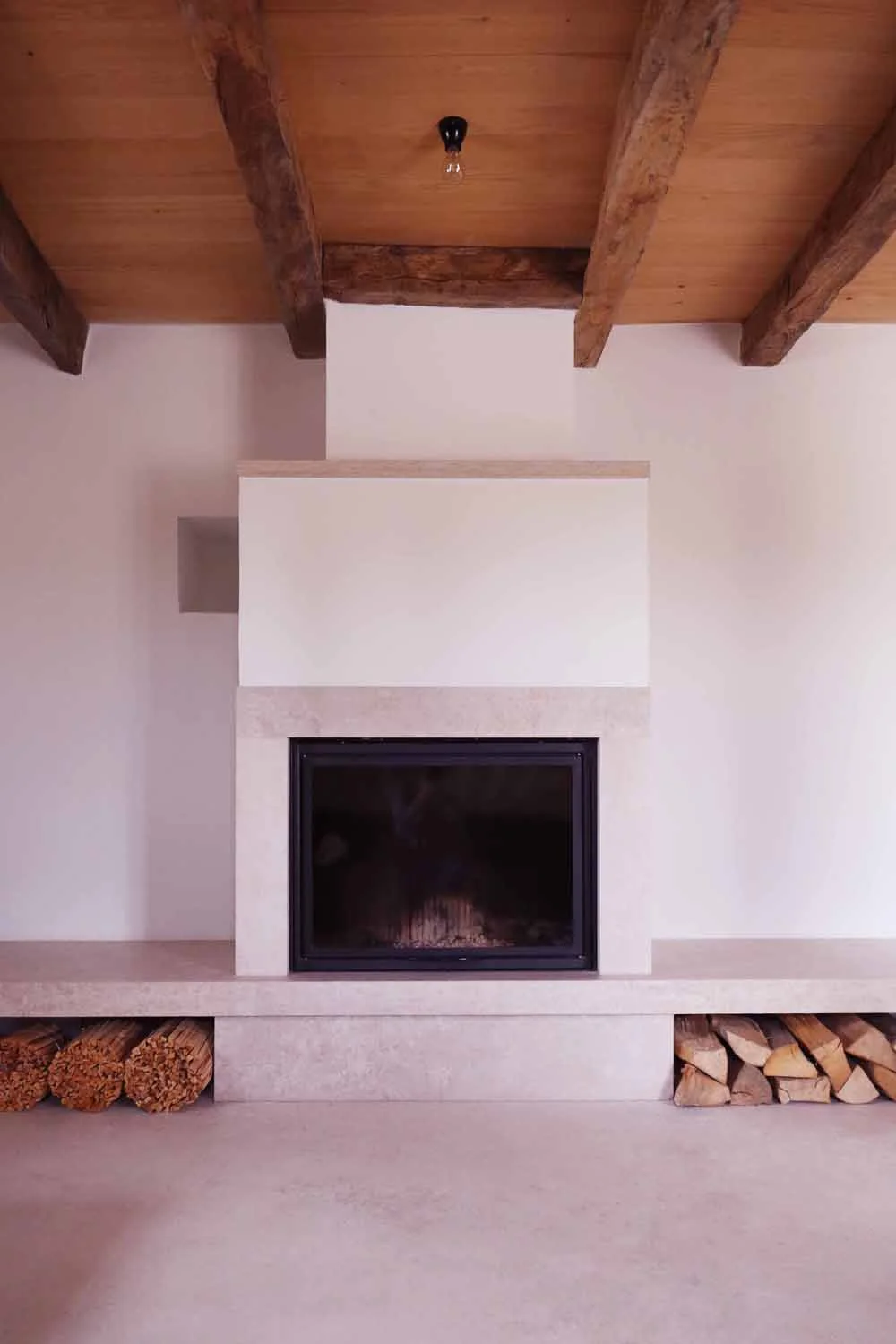 Bedroom door opening to balcony with valley panorama